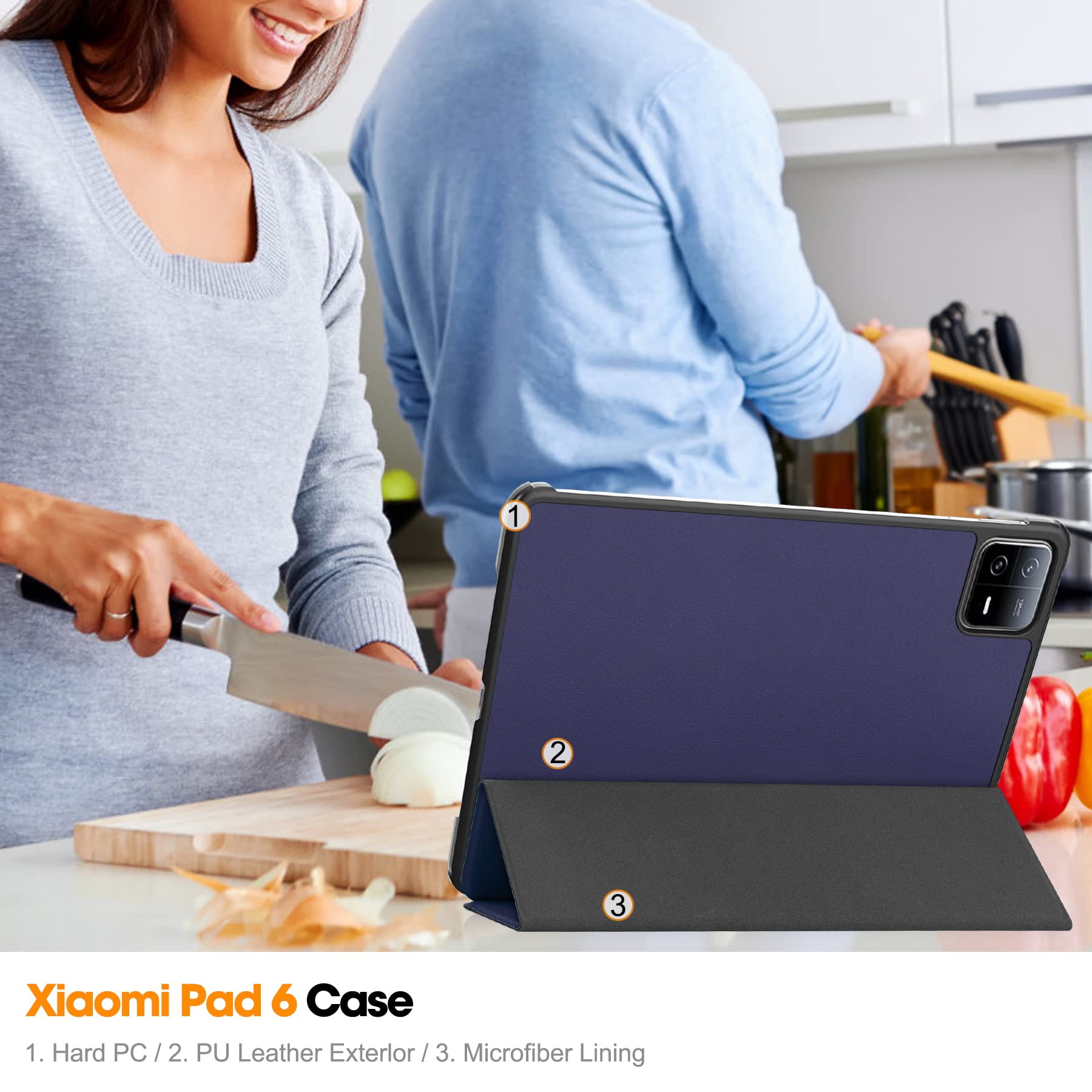 Amazon.com: Smart Case for XIAOMI Pad 6 11'', Ratesell Lightweight